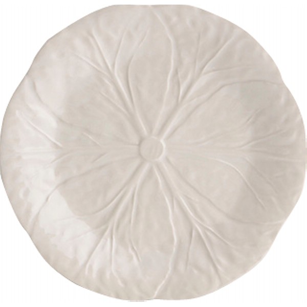 御祝.お返し,引出物,記念品は:ボルダロ・ピニェイロ　デザートプレート キャベツホワイト LBP011307W