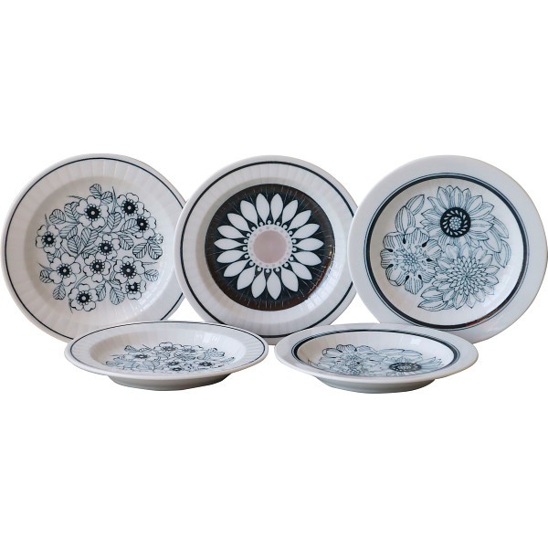 御祝.お返し,引出物,記念品は:アンティコフラワー　ＢＢプレートセット AF88-Y03