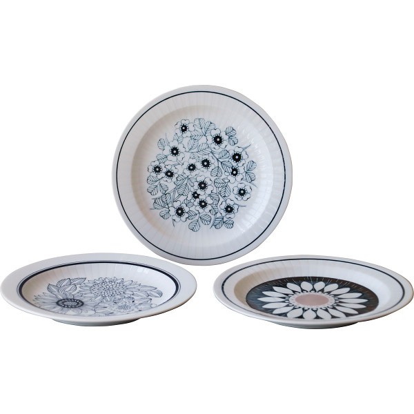 御祝.お返し,引出物,記念品は:アンティコフラワー　トリオパスタプレート AF88-Y01