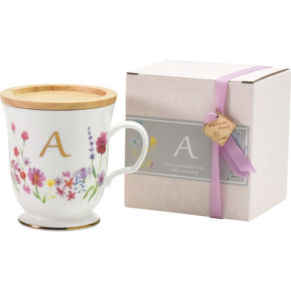 御祝.お返し,引出物,記念品は:パルテール　イニシャルマグ Ａ 112101