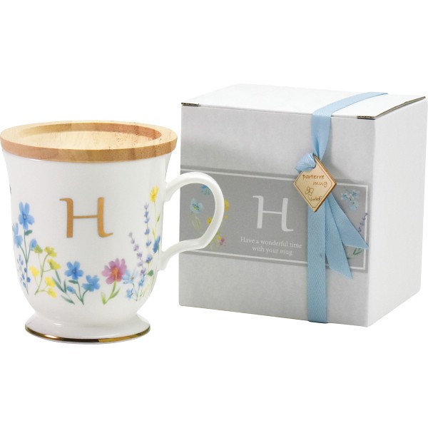 御祝.お返し,引出物,記念品は:パルテール　イニシャルマグ Ｈ 112102