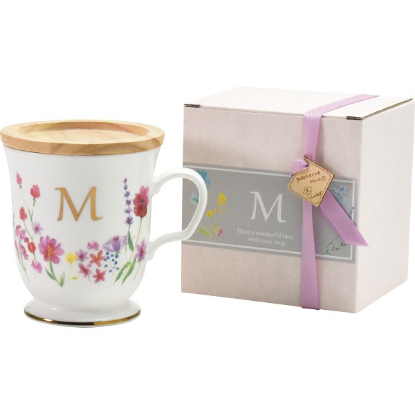 御祝.お返し,引出物,記念品は:パルテール　イニシャルマグ Ｍ 112104