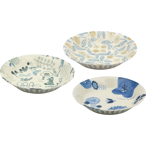 御祝.お返し,引出物,記念品は:ひなた暮らし　カレーパスタ皿３枚セット 730667