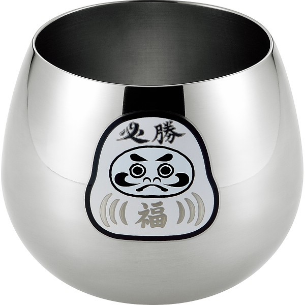 御祝.お返し,引出物,記念品は:燕熟の技　感温スイングタンブラー 福だるま EJKS-601