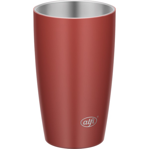 御祝.お返し,引出物,記念品は:アルフィ　ファルベ　真空断熱タンブラー メディテレイニアンレッドマット AFDD-340MRM