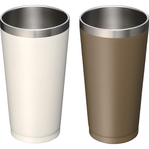 御祝.お返し,引出物,記念品は:サチューン　ペアステンレスカラータンブラー ME-7450