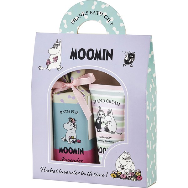 御祝.お返し,引出物,記念品は:ムーミン　バスギフトバッグ ラベンダー 9739001