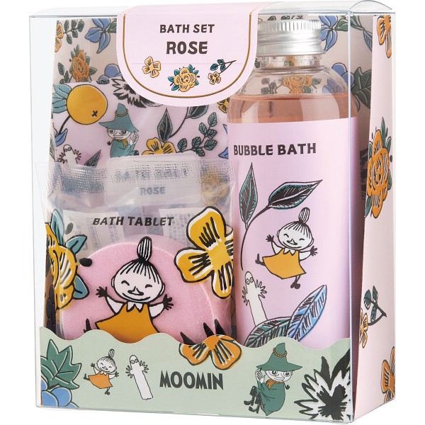 御祝.お返し,引出物,記念品は:ムーミン　バスセット ローズ 9767002