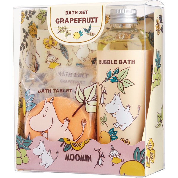 御祝.お返し,引出物,記念品は:ムーミン　バスセット グレープフルーツ 9767003