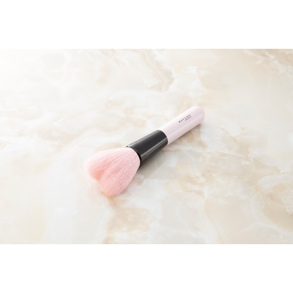 御祝.お返し,引出物,記念品は:ハートのチークブラシ H-01 