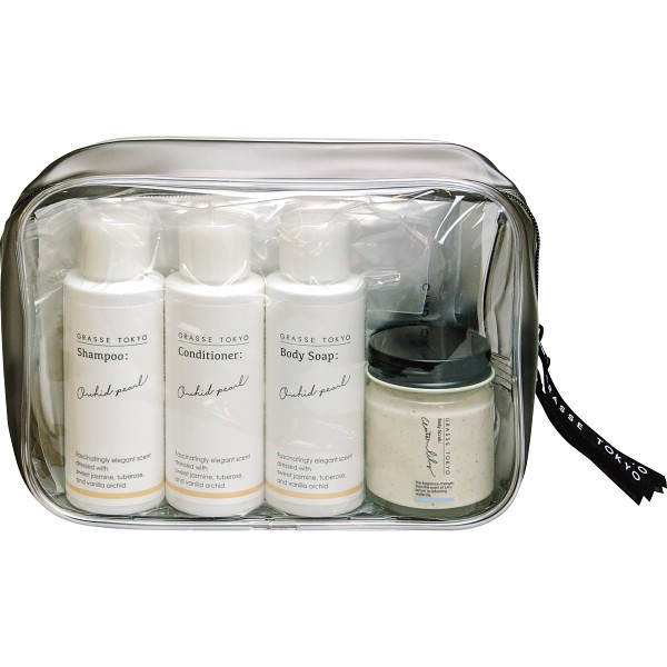 御祝.お返し,引出物,記念品は:グラーストウキョウ　トラベルポーチセット ウォーターリリー gttr-005