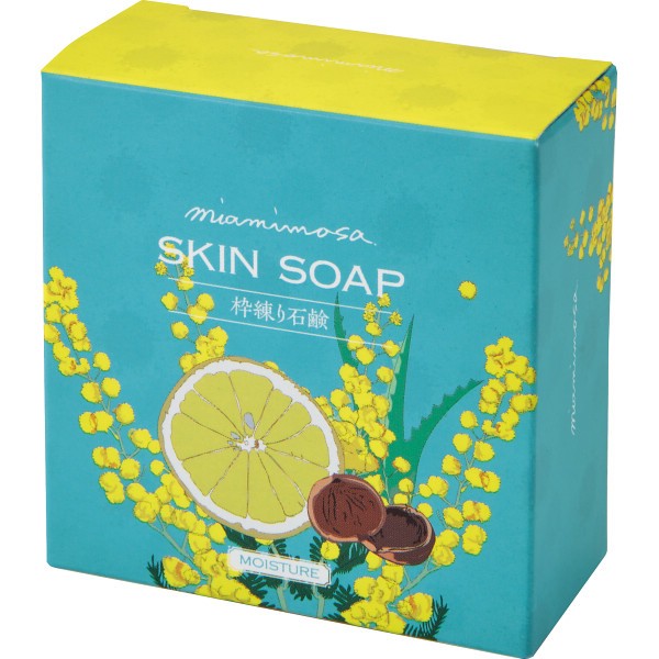 御祝.お返し,引出物,記念品は:ミアミモザ　スキンソープ MC-SS25