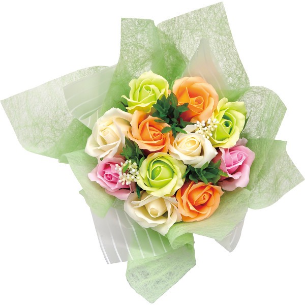 御祝.お返し,引出物,記念品は:スカーレットブーケ（ソープフラワー） プリティミックス FDC2NSCM