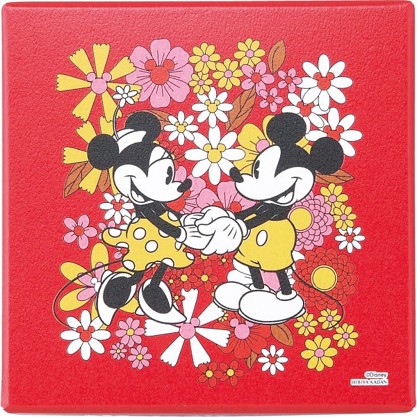 御祝.お返し,引出物,記念品は:ボックスフラワーアレンジメント（ミッキー＆ミニー） 2022DO-004SH