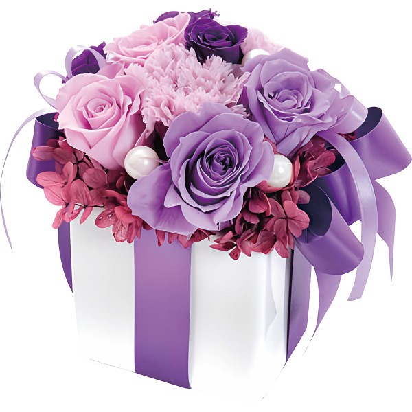 御祝.お返し,引出物,記念品は:プリザーブドフラワー　ネルケモーナット ncr-26-pr-nelke