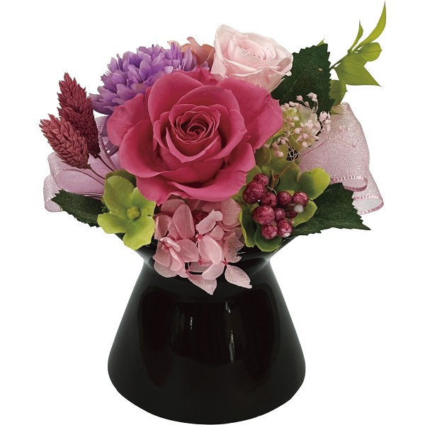 御祝.お返し,引出物,記念品は:彩華（プリザーブドフラワー） ピンク bc-13571-P