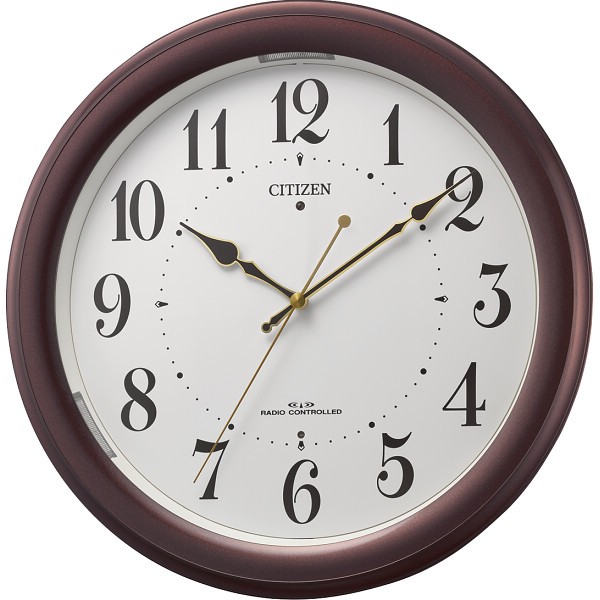 御祝.お返し,引出物,記念品は:シチズン　夜間自動点灯ライト付電波掛時計 4MYA36-006