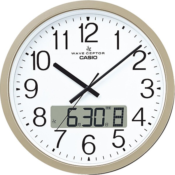 御祝.お返し,引出物,記念品は:カシオ　電波掛時計 IC-4100J-9JF