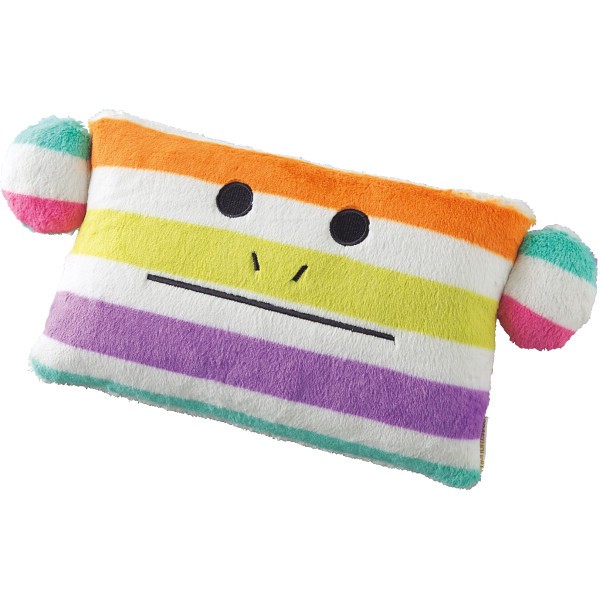 御祝.お返し,引出物,記念品は:クラフトホリック　ピロークッション＆フェイスバッグ（ロリス） ロリス（マルチボーダー） 1479429