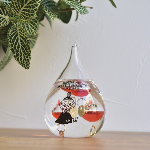 御祝.お返し,引出物,記念品は:リトルミイ　ガラスフロート温度計しずく 152-333252