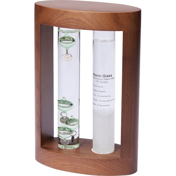 御祝.お返し,引出物,記念品は:温度計＆ストームグラス　グリーン 333S272GR