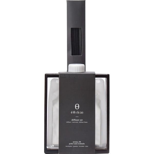 御祝.お返し,引出物,記念品は:エシカディフューザー　ブラック ポーカーアンドカクテル ONE-07PC