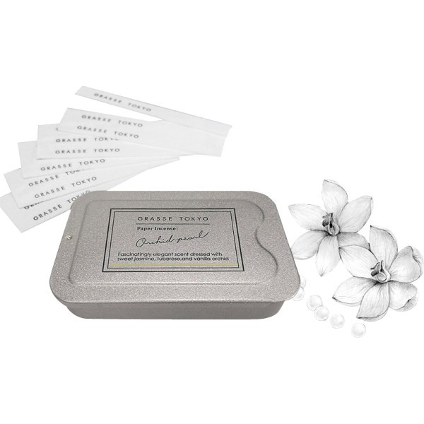 御祝.お返し,引出物,記念品は:グラーストウキョウ　ペーパーインセンス オーキッドパール gtpi-009