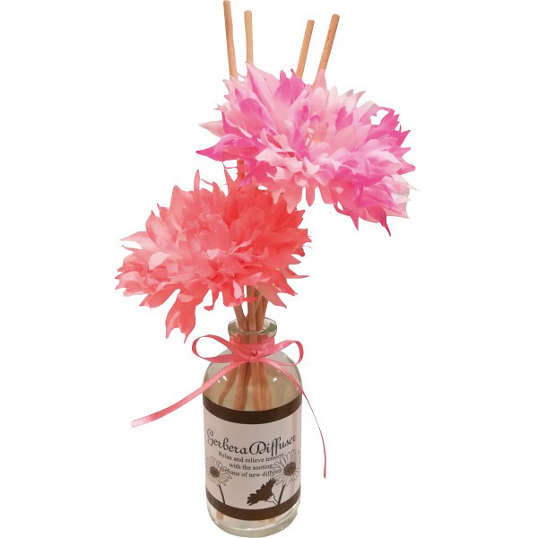 御祝.お返し,引出物,記念品は:ガーベラディフューザー　 ピオニーピンク 665891