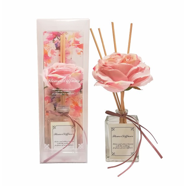 御祝.お返し,引出物,記念品は:オールドローズディフューザー ピンク 666071