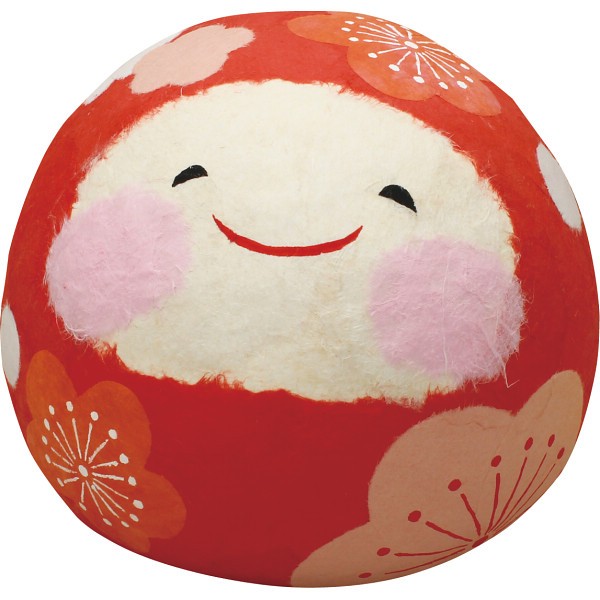 御祝.お返し,引出物,記念品は:リュウコドウ　ちぎり和紙花笑みだるま（大） 006-0910