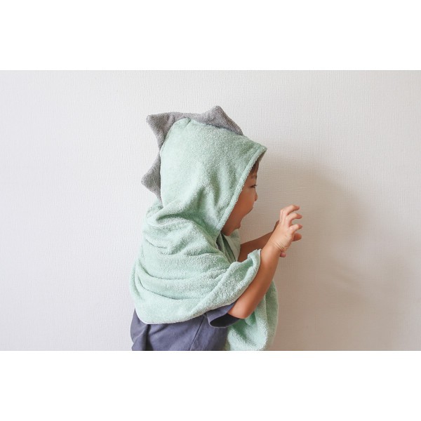 御祝.お返し,引出物,記念品は:ｓａｍｐｏ−さんぽ−　オーガニックバスポンチョ かいじゅう 42030