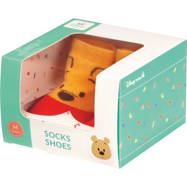 御祝.お返し,引出物,記念品は:ディズニー　ソックスシューズ　 くまのプーさん BSSHL3Gくまのﾌﾟｰさん