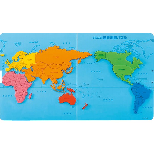 御祝.お返し,引出物,記念品は:くもんの世界地図パズル PNｰ22