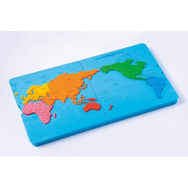 御祝.お返し,引出物,記念品は:くもんの世界地図パズル PNｰ22