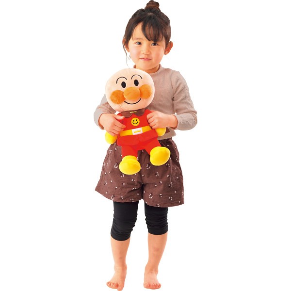 御祝.お返し,引出物,記念品は:ふわりんスマイルぬいぐるみ　ぎゅっとＭ アンパンマン 80368