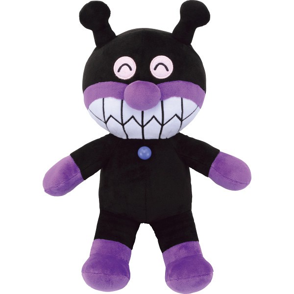 御祝.お返し,引出物,記念品は:ふわりんスマイルぬいぐるみ　ぎゅっとＭ ばいきんまん 80369