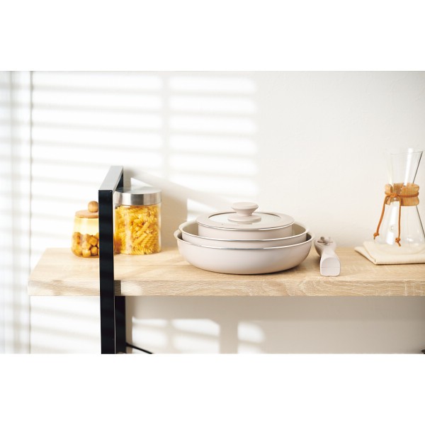 御祝.お返し,引出物,記念品は:マジクック　セラミック加工　ＩＨ対応着脱ハンドルフライパン５点セット KKW-05