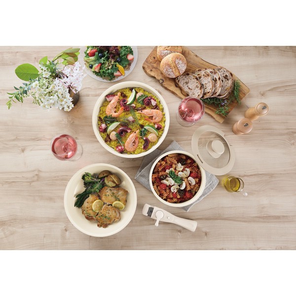 御祝.お返し,引出物,記念品は:マジクック　セラミック加工　ＩＨ対応着脱ハンドルフライパン５点セット KKW-05