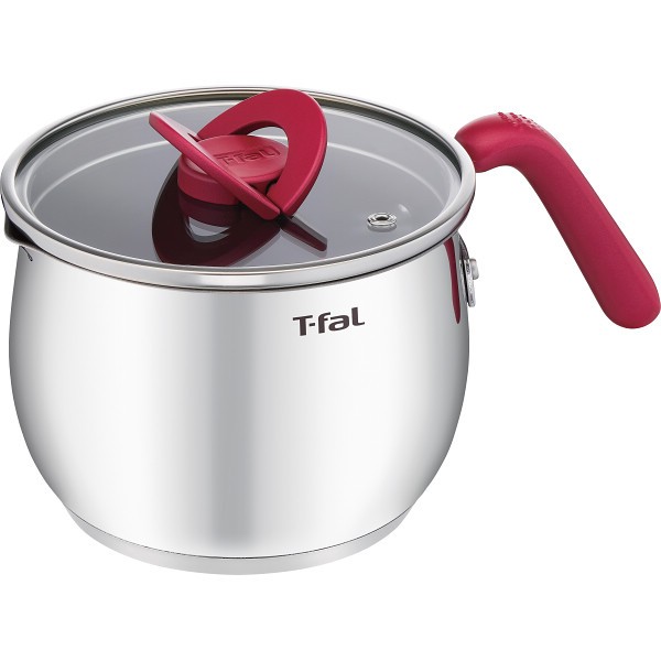 御祝.お返し,引出物,記念品は:ティファール　オプティスペース　ＩＨステンレスマルチポット（１６ｃｍ） ルージュ G74783