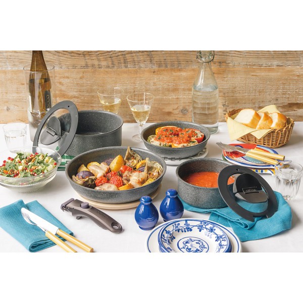 御祝.お返し,引出物,記念品は:バッラリーニ　ヴィンチ　フライパン＆鍋７点セット Z1034-554