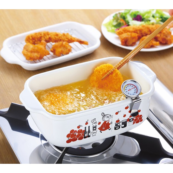 御祝.お返し,引出物,記念品は:リトルミイ　ちいさなごちそう　角型天ぷら鍋 SHMTTPｰ20K.W