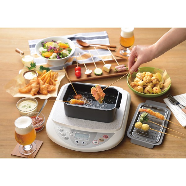 御祝.お返し,引出物,記念品は:ポコフリット　角型揚げ鍋（アミ付） RB-2700