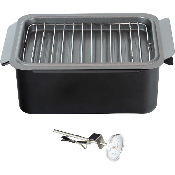 御祝.お返し,引出物,記念品は:ポコフリット　角型揚げ鍋ワイド（温度計・アミ付） RB-2927