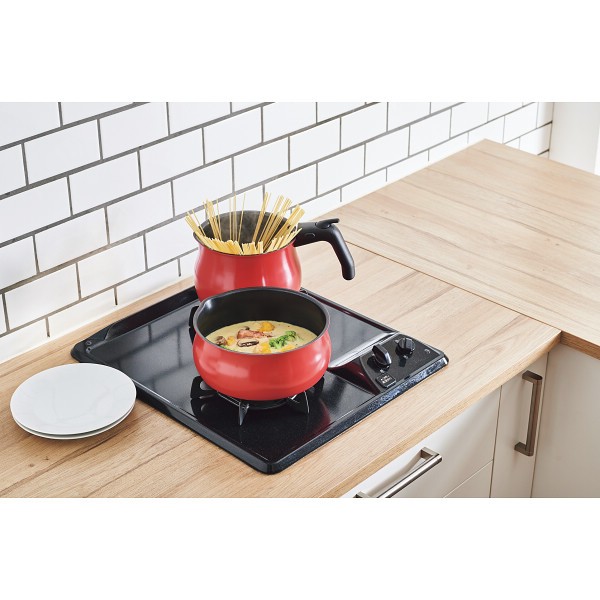 御祝.お返し,引出物,記念品は:トゥーメイ　着脱ＩＨ対応マルチセット（Ｌ） レッド RB-2814