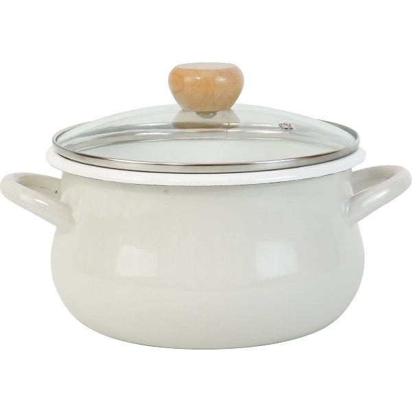 御祝.お返し,引出物,記念品は:ストクック　ＩＨホーローポット（２０ｃｍ） グレー RB-3247