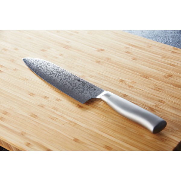 御祝.お返し,引出物,記念品は:柳デザイン　ダマスカスキッチンナイフ 14110004