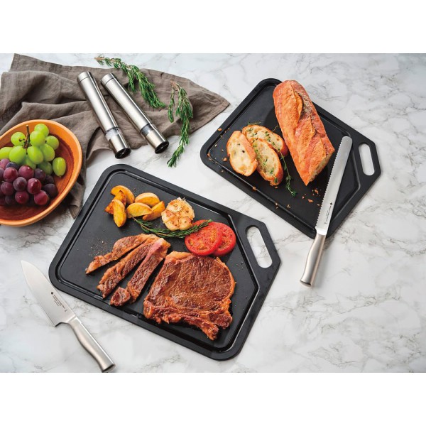 御祝.お返し,引出物,記念品は:ケヴンハウン　ウッドファイバーカッティングボード ブラック KDS4501