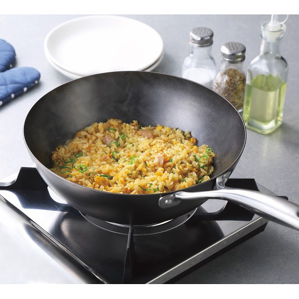 御祝.お返し,引出物,記念品は:窒化加工　鉄深型フライパン（２６ｃｍ） SDY-003