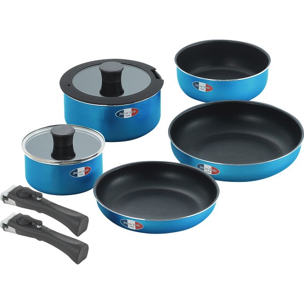 御祝.お返し,引出物,記念品は:ジャンヌ・エコール　着脱ハンドル鍋５点セット JE-125