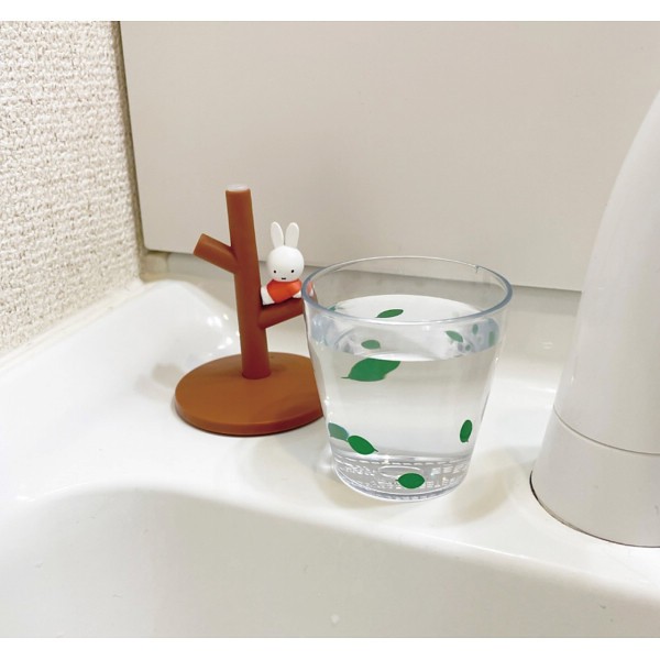 御祝.お返し,引出物,記念品は:ミニうがいコップ＆スタンド おすわりミッフィー MF-8285